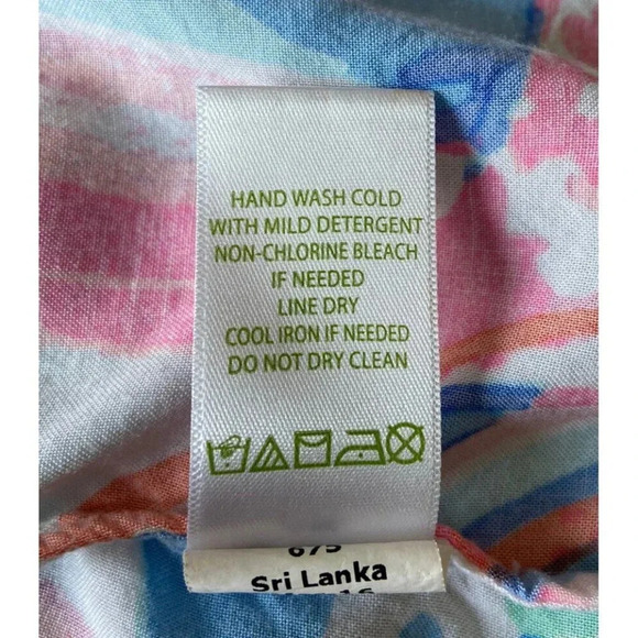 Lilly Pulitzer Sarasota Tunic Dress Pintuck Pleats Pink Blue Green XS - Picture 6 of 6